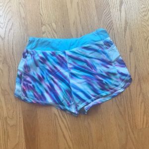 Multicolor athletic shorts